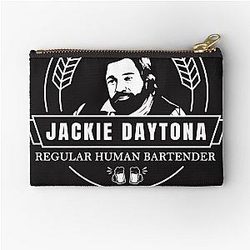 Jackie Daytona - Lucky Brew's Bar and Grill Shirt - What We Do in the Shades Zipper Pouch