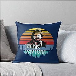 Jackie Daytona Regular Human Bartender Throw Pillow