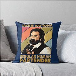 Retro Jackie O Daytona Regular Human Gift Xmas Throw Pillow