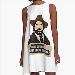Jackie Daytona - Regular Human Bartender A-Line Dress