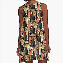 Retro She Speaks Jackie Daytona Gift A-Line Dress