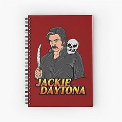 Jackie Daytona Skull Spiral Notebook