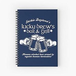 Jackie Daytona's Lucky Brew's Bar & Grill Spiral Notebook