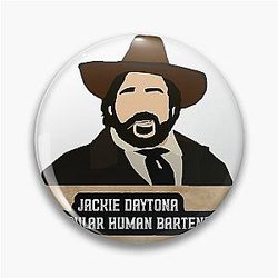 Jackie Daytona - Regular Human Bartender Pin