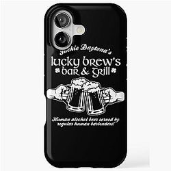 Jackie Daytona's Lucky Brew's Bar & Grill iPhone Tough Case