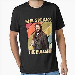 Retro She Speaks The Bullshit Jackie Daytona Gift Essential T-Shirt