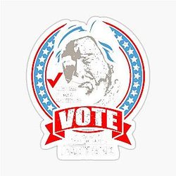 Regular Human Bartender Vote Jackie Daytona Sticker
