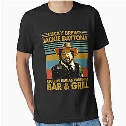 Lucky Brew's Jackie Daytona Regular Human Partender Bar Grill Essential T-Shirt