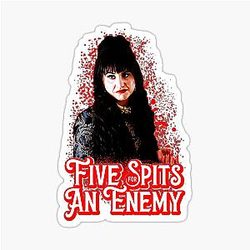 Spits for an Enemy Jackie Daytona Sticker