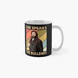 Retro She Speaks The Bullshit Jackie Daytona Gift Classic Mug