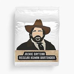 Jackie Daytona - Regular Human Bartender Duvet Cover