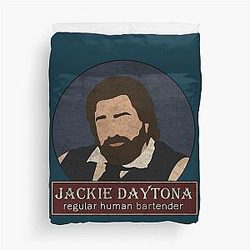 Jackie Daytona Regular Human Bartender Duvet Cover