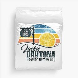 Jackie Daytona Regular Human Guy Duvet Cover