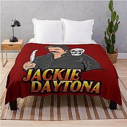 Jackie Daytona Skull Throw Blanket