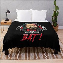 Bat Jackie Daytona Throw Blanket
