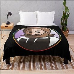 Jackie Daytona vowel Throw Blanket