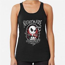 Jack Skellington Racerback Tank Top