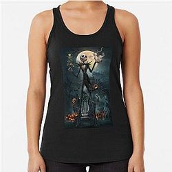 Jack Skeleton Racerback Tank Top
