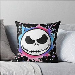 Nightmare Before Christmas Jack Skellington Throw Pillow