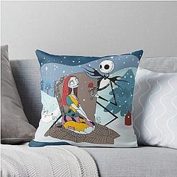 Jack Skellington and Sally - The Nightmare Before Christmas Pillow