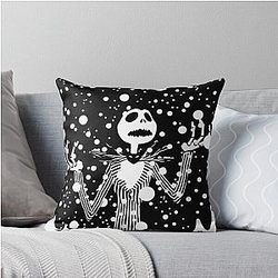 Jack Skellington Pumpkin King Throw Pillow