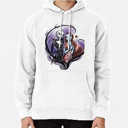 Romantic Jack and Sally Pullover Hoodie