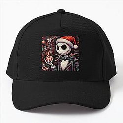 Dive into Holiday Magic: Unique Jack Skellington Art for a Festive Celebration Baseball Cap