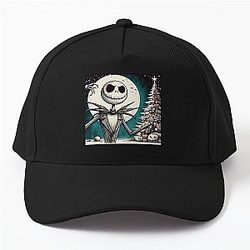Dive into Holiday Magic: Unique Jack Skellington Art for a Festive Celebration Baseball Cap