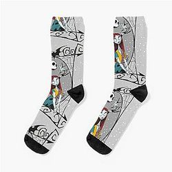Jack Skellington and Sally The Nightmare Before Christmas Socks