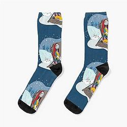 Jack Skellington and Sally The Nightmare Before Christmas Socks