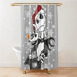 Jack Skellington Nightmare Before Christmas Shower Curtain