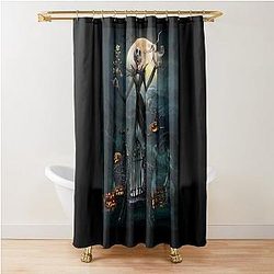 Jack Skellington Classic T-Shirt Shower Curtain