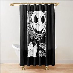 Jack Skellington Halloween Shower Curtain