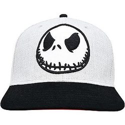 Disney The Nightmare Before Christmas Jack Skellington Adjustable Baseball Cap, Black