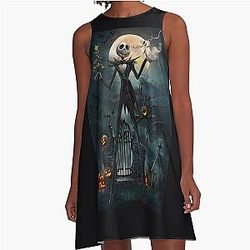 Jack Skellington A-Line Dress