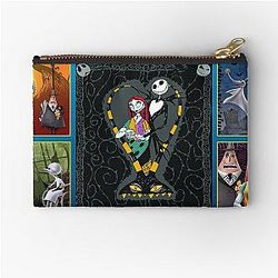 Jack Skellington and Sally The Nightmare Before Christmas Zipper Pouch
