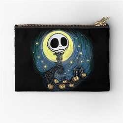 Jack Skellington Starry Night Zipper Pouch