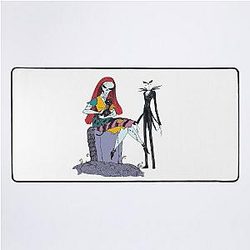 Sally and Jack Skellington Love Desk Mat