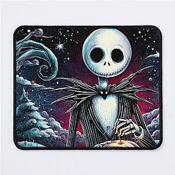 Dive into Holiday Magic: Unique Jack Skellington art for a contemporary and festive celebration Mouse Pad