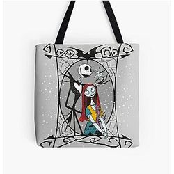 Jack Skellington and Sally The Nightmare Before Christmas Tote Bag