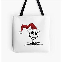 Jack Skellington Christmas Tote Bag