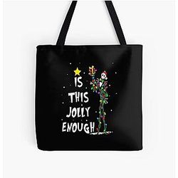 Jack Skellington Christmas Tote Bag