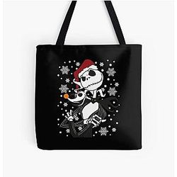 Jack Skellington Nightmare Before Christmas Tote Bag