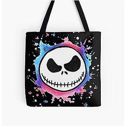 The Nightmare Before Christmas Jack Skellington All Over Print Tote Bag