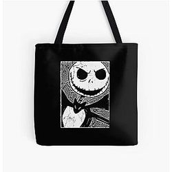 Jack Skellington Halloween Tote Bag