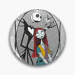 Jack Skellington and Sally The Nightmare Before Christmas Pin