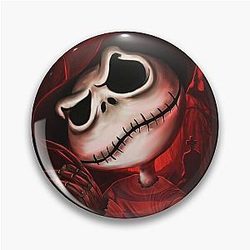 Jack Skellington Design T Shirt Pin