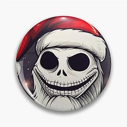 Jack Skellington Santa Claus The Nightmare Before Christmas Pin