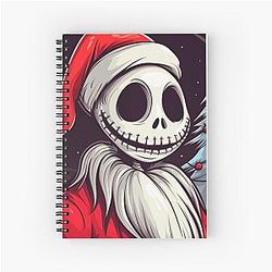 Jack Skellington Santa Claus The Nightmare Before Christmas Notebook