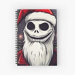 Jack Skellington Santa Claus The Nightmare Before Christmas Notebook